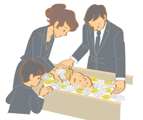 故人と最期のお別れ